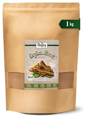 Biojoy Cannelle de Ceylan BIO en poudre (1 kg), sans additifs (Cinnamomum verum L.)