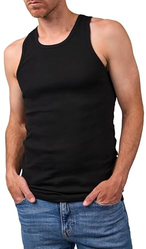 Basic Treasure 5-pack undertröja herr, 100% bomull, finribbad komfort