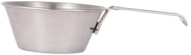 BESPORTBLE Camping Utensils Collapsible Camping Bowl Stainless Steel Bowl for Outdoor Cooking Eating