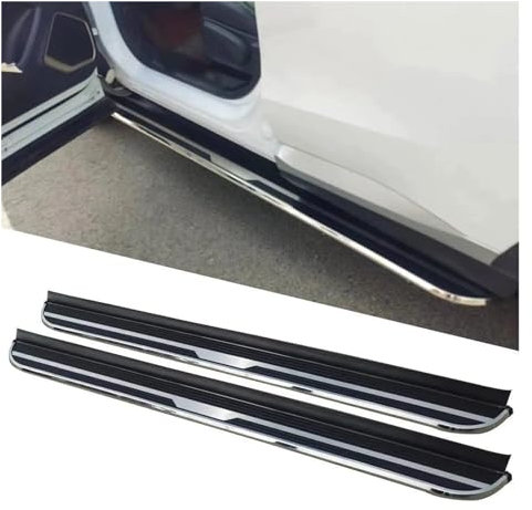 Auto Seitenschürze 2Pcs Feste Tür Seite Schritt Trittbrett Nerf Bar Für Toyota Für RAV4 Für RAV-4 XA50 2019-2023 Auto Seite Röcke Auto Seitenschweller
