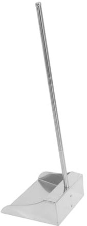 Milisten Long Handle Stainless Steel Dustpan No Stoop Cleaning Dust Pan Household Heavy Duty Home Use