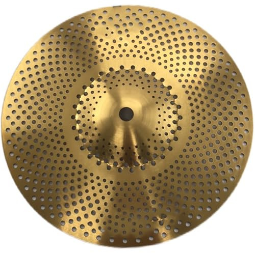 platillos splash Platillos Silent Gold Frosted Silent De 10 Pulgadas Platillos De Agua Platillos De Rendimiento Para Batería Platillos De Efecto Platillos Con Sordina