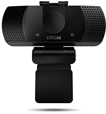 Webcam Gaming 1080p HD, Alta resolución, Enfoque automático, micrófono Integrado, Ideal para Streaming y videoconferencias.