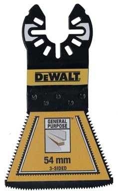 DEWALT 5er Pack 32 mm Bi-Metall-Sägeblatt (für den Einsatz auf Multi-Tools, mit schräger Schnittfläche, Multi-Fit-Aufnahme, für Holz, Holz mit Nägeln, Kunststoffen, Gipskarton und Metall), DT20776-QZ