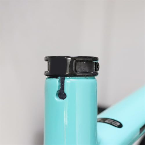 Collier de serrage léger en fibre de carbone pour tige de selle de vélo, ultraléger et sécurisé avec anneaux compatibles avec boulons (34,9 noir)