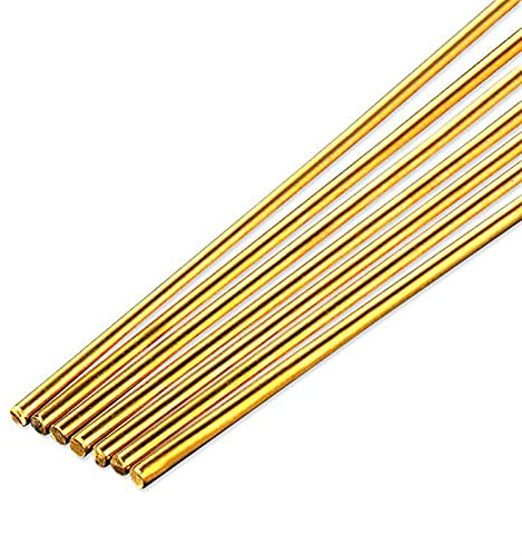 5pcs 10pcs 20pcs Brass Welding Rods Wires Sticks 500mm Length Wire Electrode Soldering Rod for Brazing Repair Tools Welding Rods Wires Sticks(4.0mm,20PCS)