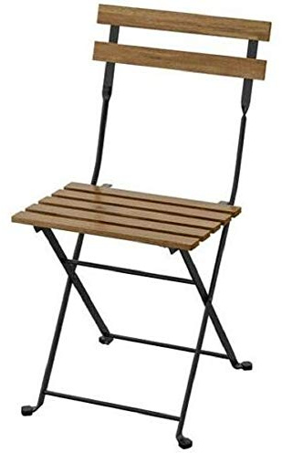 QLS Multistore 2002 Chaise de balcon en bois d'acacia pliable 39 x 79 x 40 cm