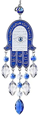 YFCTLM Cazador de Sol Crystal Prismas SunCatcher Protección Decoración Colgante Afirmación Lucky Blessing Doblewarming Regalo de cumpleaños