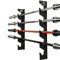 HQ Germany® Langhantelständer Gunrack | Wandhalter | belastbar bis 200kg | für 30mm & 50mm Hantelstangen