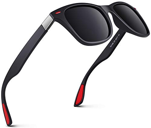 GQUEEN Polarised Sunglasses Mens Womens Lightweight TR90 Frame 100% UV400 | Tangle-free Design, Retro Vintage Shades, Reduce Glare, Driving, Fishing, Running, Golfing, Sports, Sun Glasses