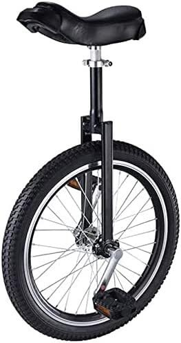 ELzEy Adult Unicycle Unicycle With 16/18/20 Inch Wheels, Standard Comfortable Saddle, Outdoor Exercise For Beginners (Color : Schwarz, Size : 20 inch)