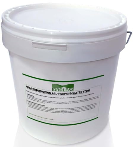 Idroless Pintura Impermeabilizante Selladora Todoterreno (4 kg - Teja) - Agarre en cualquier superficie, incluso húmedas. Repara humedades, grietas y fisuras