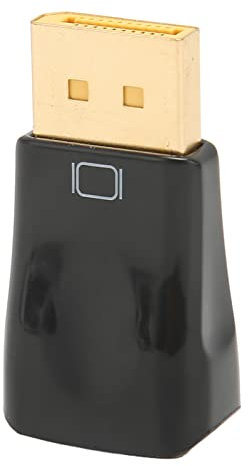 SALALIS Adaptador DisplayPort a VGA 1920x1080 60Hz Conector Macho a Hembra para Monitor de Computadora, Adaptador DisplayPort a VGA con Soporte de Pantalla Extendida y Espejada