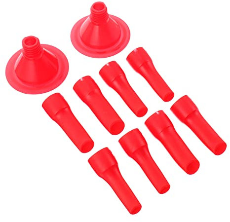 OSALADI 10pcs Reusable Plastic Sealant Caulking Nozzle for Glue Remover Finishing Sealant Nozzle for Kitchen and Window Gasket Application