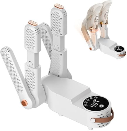 Secador de botas y guantes, secador de botas Secador de zapatos - Secador y calentador eléctrico portátil de zapatos y botas - Secador de botas eléctrico con plegable y ajustable