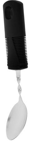 POPETPOP Cuchara Antivibración Para Personas Con Temblores Comer Doblada Para Personas Mayores Utensilios Para Adultos Manos Discapacitadas Utensilios Con Peso Para Apoyar
