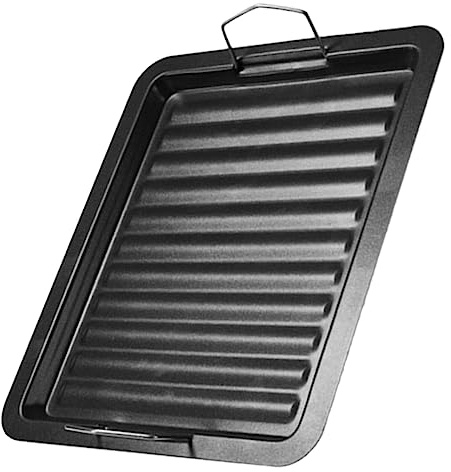 PHENOFICE Grillpfanne Aus Emaille Antihaft-grillpfanne Für Außenbereich Multifunktionale Bbq-pfanne Für Grillen Picknickbedarf Geeignet Für Fleisch Fisch Gemüse Und Pizza