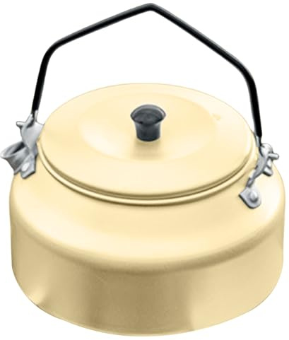 BCIOUS Théière sifflante en aluminium pour randonnée, camping, théière sifflante, théière sifflante, théière sifflante, théière en aluminium, 1100 ml