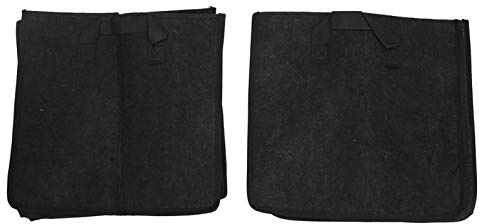 2 Sacchi per Coltivazione di Piante, Vasi per Coltivazione di Ortaggi in Feltro con Manici, Aiuola per Piantare Fiori per Giardino Interno ed Esterno, Tessuto Traspirante con Buon ((15