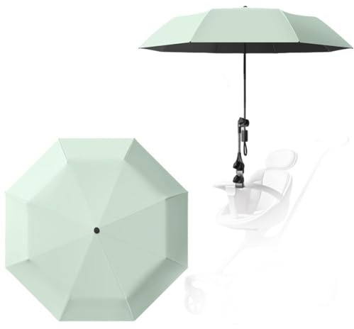 EpheyFIF Ombrellone parasole per passeggino UPF 50+: elegante protezione UV per passeggino bambino