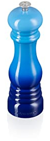 Le Creuset Salzmühle, ABS-Kunststoff, 6,2 x 6,2 x 20,8 cm, Keramik-Mahlwerk, Azure, 96002000220000