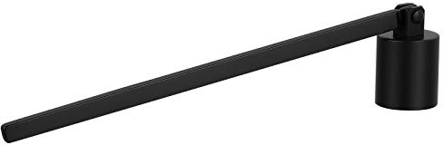 Milisten Candle Snuffer 6.69In Matte Black Candle Extinguisher with Ergonomic Handle Slim Accessory for Safe and Convenient Flame Control at Home