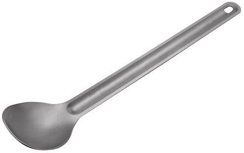 QuirkyLiving 1pc Titanium Spoon 21.5cm x 3.9cm Camping Outdoor Tableware Long-Handled