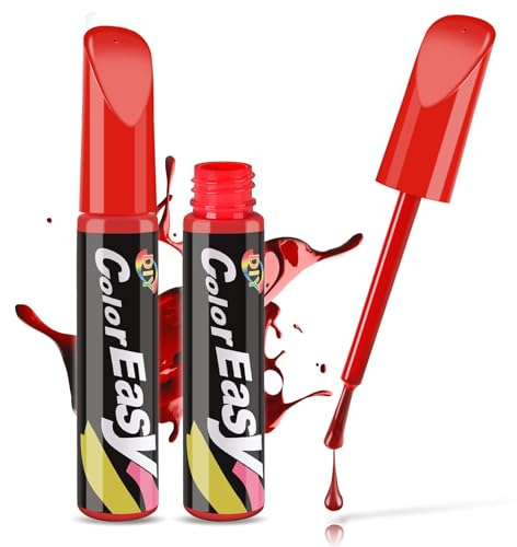 Penriter 2pcs Car Touch Up Paint Pen Red, Car Scratch Repair Pen 12ml, Touch up Paint for Vehicles for Scratch Repair and Scratch Remover