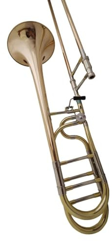 professionelle Posaune Bb/F Tenorposaunen Musikinstrumente Gold Messing Züge Mit Koffer Mundstück