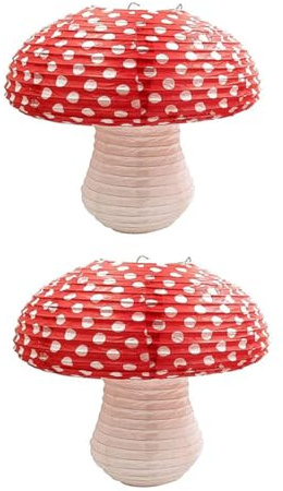 HONITANO 2 Piezas Linternas Colgantes Decorativas Forma para Fiestas Infantiles Unidades Portátil y Duradera para Interiores y Jardines