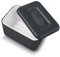 Zeal Insulated Butter Dish, Large 500 grams Capacity Double Walled Butter Tub/Container with Lid, Melamine - Dark Grey