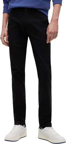Tommy Jeans Chino Uomo TJM Scanton Chino Pant Slim Fit, Nero (Black), 32W / 32L