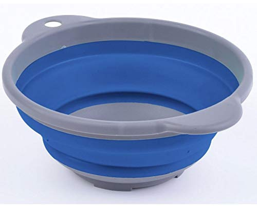 Hi-Gear Compact Folding Bowl (blue), Blue, One Size