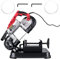 VEVOR Sierra de Cinta de Metal 1100W Base 0 – 45° Sierra de Cinta Profesional Tamaño Corte 12,7cm 137,8-472,4 Pies/min Sierra de Cinta de Corte para Metal, Acero, Aluminio y Cable Compuesto