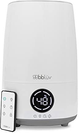 Bblüv- Umidö - Humidificateur ultrasonique - Réglage Automatique - Silencieux - pour la Chambre de Bébé