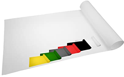 MadeInNature - Tappeto passaggio, lunghezza a scelta, tappeto rosso di cannes, bianco, grigio, nero, giallo, blu, verde - moquette, tappeto matrimonio, compleanno, … (bianco 1x4m)