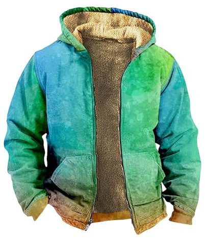 KONG JIMFAN Übergangsjacke Herren Imprägnierspray Jacke Collegejacke Für Herren Regenjacke Wasserdicht Bikerjacke Winterjacke Laufjacke Herren Leather Jacket Men Jacke Herren(Army Green,M)