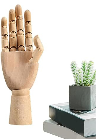 Handmodell | Kunst Schaufensterpuppe Modell Handzeichnung - Flexible Gelenke Künstler Manikin Holzmodell zum Skizzieren & Malen