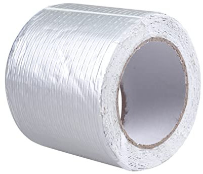 Butylkautschuk Reparaturband 10cm X 5m Silber für Reparaturen