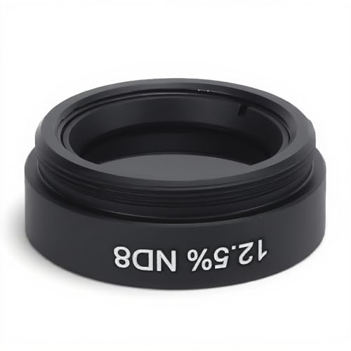1,25 Zoll Teleskop Mondfilter Neutraldichte ND Filter für astronomische Teleskope, Aluminiumrahmen mit Reduzierung von Blendung und Verbesserung des Kontrasts, Zubehör für Okulare
