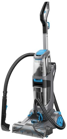 Powersonic Carpet Shampoo Washer Cleaner 800W Dual Brush Rollers 2.6L Tank with Spot Cleaning Hose