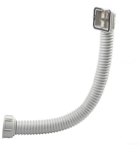 HEIBTENY Pièce Connection Pipe for Washbasin and Sink, Sink Overflow Pipe, Circular Interface, Suitable for Various Sink Types, Kitchens and Bathrooms