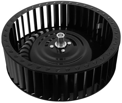 POPETPOP Range Hood Filter Wheel Exhaust Fan Replacement Metal Blower Wheel, Quiet Air Blower for Hotels and Restaurants, 27mm Shaft Depth, Powerful Ventilation