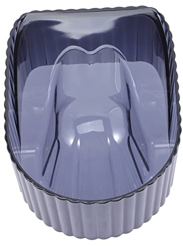 SAFIGLE Cuenco Acrílico para Remojar Uñas Acabado Fino Adecuado para Salón y Hogar Suministros para Decoración de Uñas y Eliminación