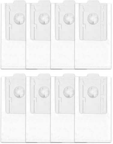 Lot de 8 sacs à poussière de rechange VCA-RDB95 pour Samsung Jet Bot AI+/Jet Bot+ | Pour station de nettoyage pour aspirateur Jet Bot Combo AI, sac à poussière pour aspirateur Jet Bot