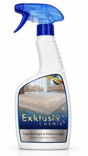 Exklusiv Chemie® Teppichreiniger & Polsterreiniger 500 ml – Reinigungsspray für Teppiche, Polster, Autositze & Textiloberflächen – Frischer Duft – Gebrauchsfertig