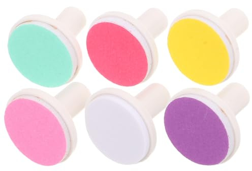 Ciieeo 30 Coussinets de Rechange pour Limes à Ongles Bébé, Têtes de Meulage en Plastique, Design Sécurisé pour Bébé, Remplacement Facile, Lot de 30 Pièces pour Garçon et Filles