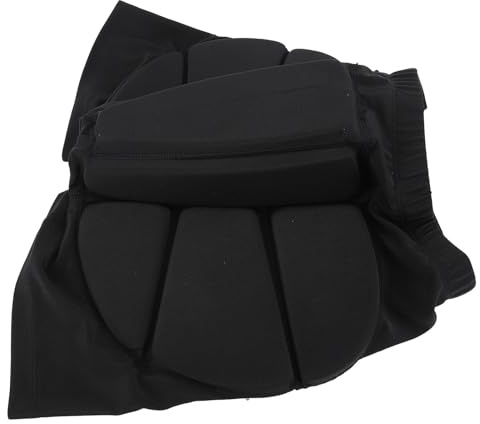 POENVFPO Pantalones Cortos Acolchados Protectores de esquí, Protector de Glúteos Ergonómico, Transpirable, Resistente a los Impactos, con Diseño Pensado, para Snowboard, Patinaje, Ciclismo