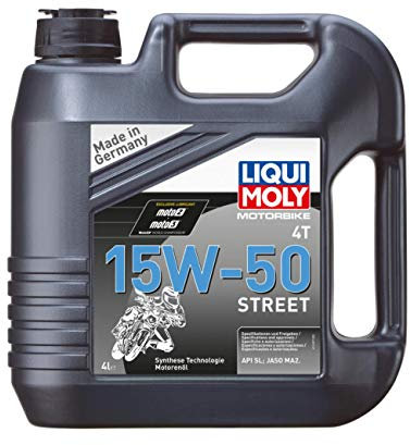 Aceite 4 tiempos 4 litros 15 W50 Street Oil Liqui moly-1689