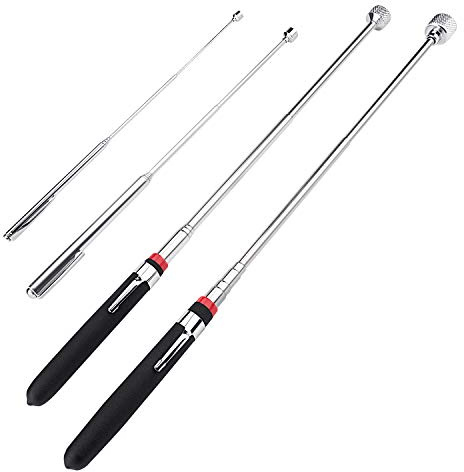 Magnetic Pick Up Tool 4 Pack, Telescopic Magnet Stick (1.5LB 3LB 10LB 15LB) Birthday for Men, Dad, Husband, Christmas for Men Him Stocking Stuffers, Boyfriend Husband Dad Present